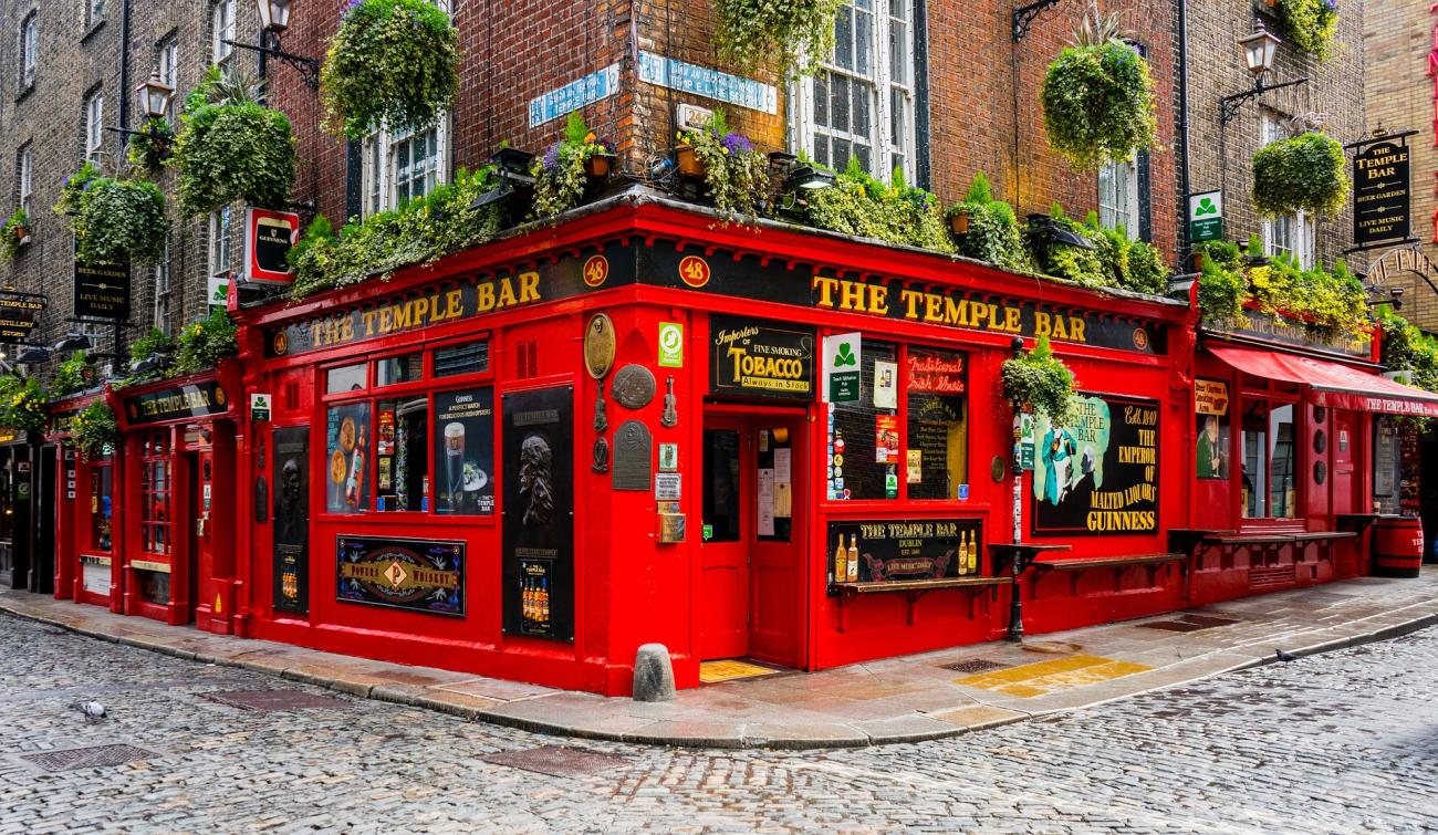 Ein Spaziergang durch das Temple Bar Viertel